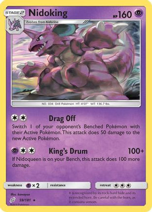 Nidoking - 59/181 [SM - Team Up] Reverse Holofoil