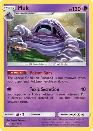 Muk - 63/null [SM - Team Up] Reverse Holofoil