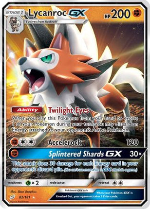 Lycanroc GX - 82/181 [SM - Team Up] Holofoil