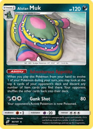 Alolan Muk - 84/181 [SM - Team Up] Reverse Holofoil