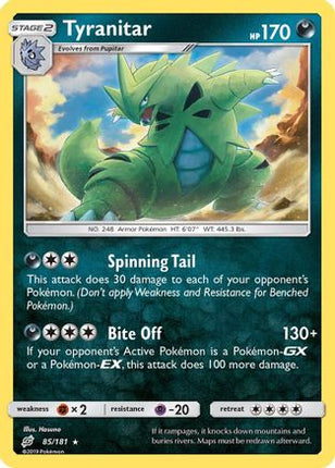 Tyranitar - 85/181 [SM - Team Up] Holofoil