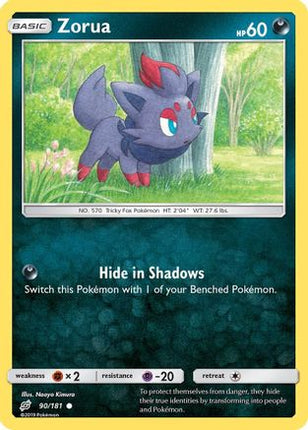 Zorua - 90/181 [SM - Team Up] Reverse Holofoil