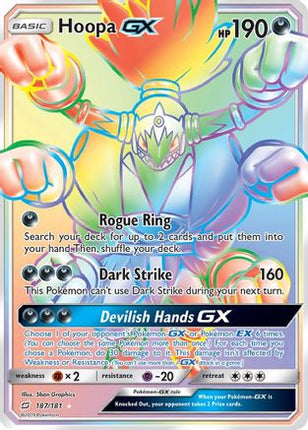 Hoopa GX (Secret) - 187/null [SM - Team Up] Holofoil