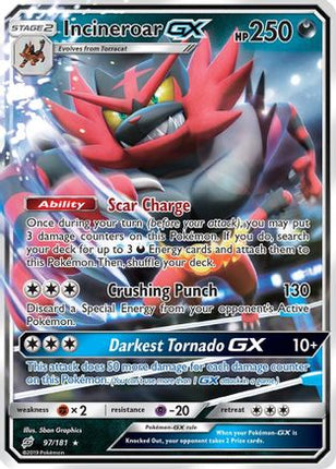 Incineroar GX - 97/181 [SM - Team Up] Holofoil