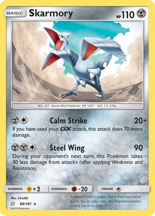 Skarmory - 98/null [SM - Team Up] Reverse Holofoil