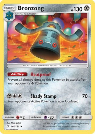 Bronzong - 101/null [SM - Team Up] Reverse Holofoil