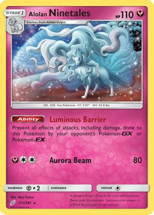 Alolan Ninetales - 111/181 [SM - Team Up] Holofoil