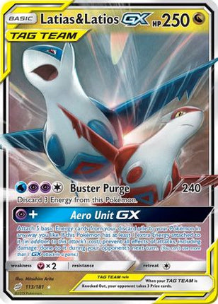 Latias & Latios GX - 113/181 [SM - Team Up] Holofoil