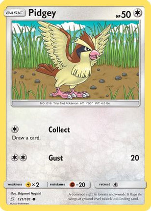 Pidgey (121) - 121/181 [SM - Team Up] Reverse Holofoil
