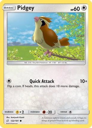 Pidgey (122) - 122/181 [SM - Team Up]