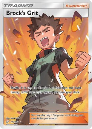 Brock's Grit (Full Art) - 172/null [SM - Team Up] Holofoil