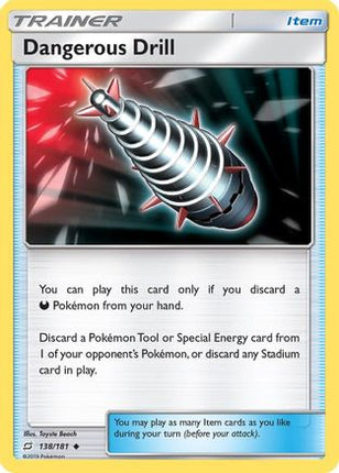 Dangerous Drill - 138/null [SM - Team Up] Reverse Holofoil