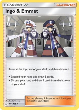 Ingo & Emmet - 144/181 [SM - Team Up] Reverse Holofoil
