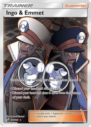 Ingo & Emmet (Full Art) - 176/null [SM - Team Up] Holofoil