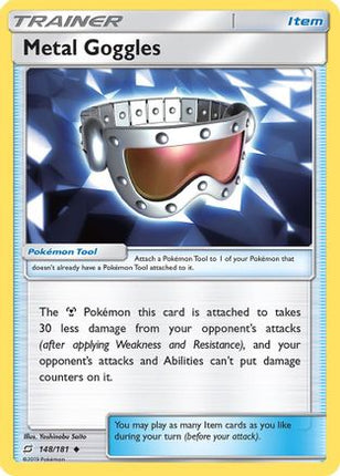 Metal Goggles - 148/181 [SM - Team Up] Reverse Holofoil