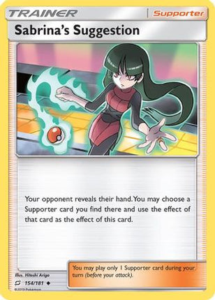 Sabrina's Suggestion - 154/181 [SM - Team Up] Reverse Holofoil