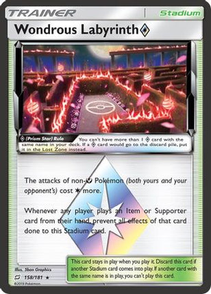Wondrous Labyrinth Prism Star - 158/181 [SM - Team Up] Holofoil
