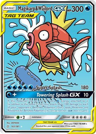 Magikarp & Wailord GX (Alternate Full Art) - 161/null [SM - Team Up] Holofoil