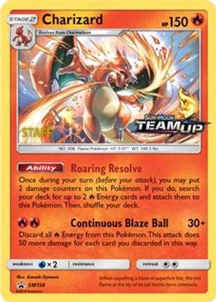 Charizard - SM158 [Staff] - null/null [SM Promos] Holofoil
