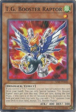 T.G. Booster Raptor (Common / Short Print) [SAST-EN010] 1st Edition