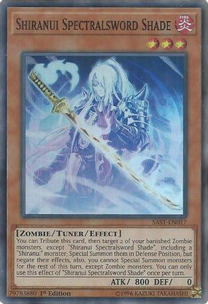 Shiranui Spectralsword Shade (Super Rare) [SAST-EN017] 1st Edition