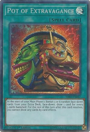 Pot of Extravagance (Secret Rare) [SAST-EN067] 1st Edition