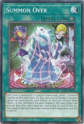 Summon Over (Common / Short Print) [SAST-EN070] 1st Edition