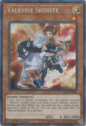 Valkyrie Sechste (Secret Rare) [SAST-EN088] 1st Edition