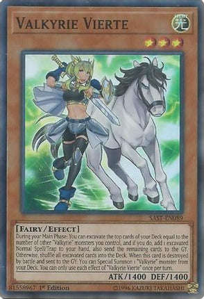 Valkyrie Vierte (Super Rare) [SAST-EN089] 1st Edition