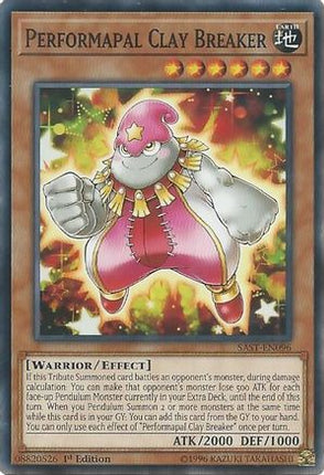 Performapal Clay Breaker (Common / Short Print) [SAST-EN096] 1st Edition