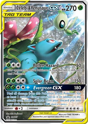 Celebi & Venusaur GX - SM167 - SM167/null [SM Promos] Holofoil