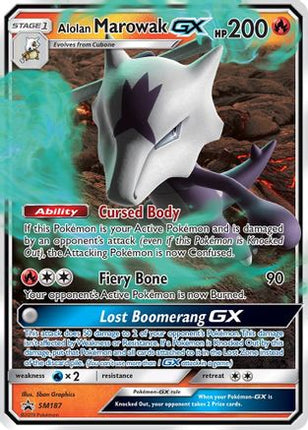 Alolan Marowak GX - SM187 - null/null [SM Promos] Holofoil