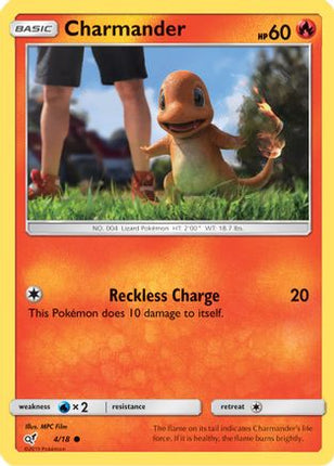 Charmander (Holo Common) - 4/18 [Detective Pikachu] Holofoil