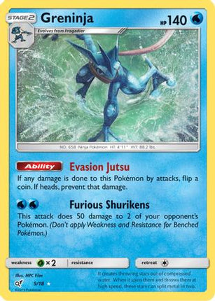 Greninja - 9/18 [Detective Pikachu] Holofoil
