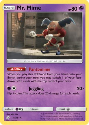 Mr. Mime - 11/18 [Detective Pikachu] Holofoil