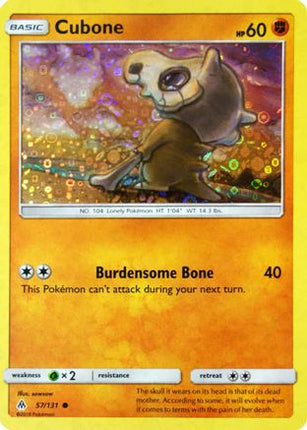 Cubone - 57/131 (General Mills Promo) [Miscellaneous Cards & Products] Holofoil
