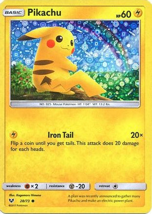 Pikachu - 28/73 (General Mills) [Miscellaneous Cards & Products] Holofoil