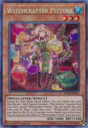 Witchcrafter Pittore (Secret Rare) [INCH-EN015] 1st Edition