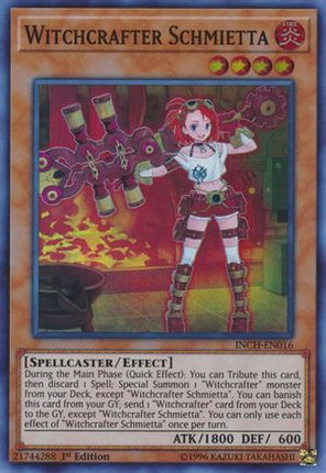 Witchcrafter Schmietta (Super Rare) [INCH-EN016] 1st Edition