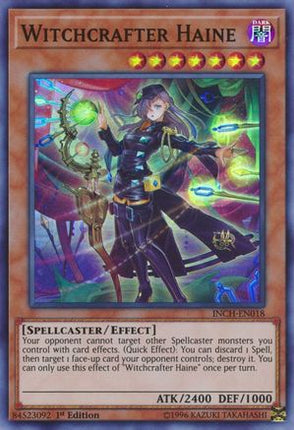Witchcrafter Haine (Super Rare) [INCH-EN018] 1st Edition