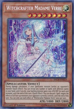 Witchcrafter Madame Verre (Secret Rare) [INCH-EN019] 1st Edition