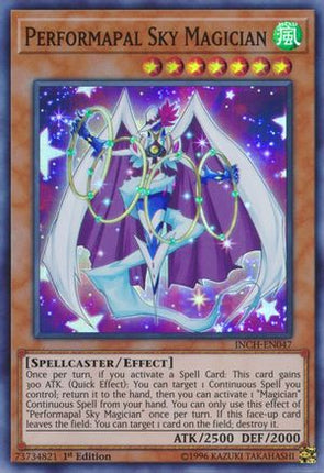 Performapal Sky Magician (Super Rare) [INCH-EN047] 1st Edition