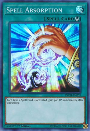 Spell Absorption (Super Rare) [INCH-EN053] 1st Edition