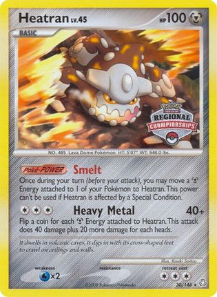 Heatran - 30/146 (Regional Championships) [League & Championship Cards]