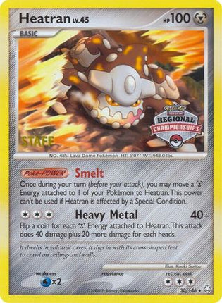Heatran - 30/146 (Regional Championships) [Staff] [League & Championship Cards]