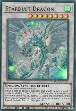 Stardust Dragon (Ultra Rare) [DUPO-EN103] Limited