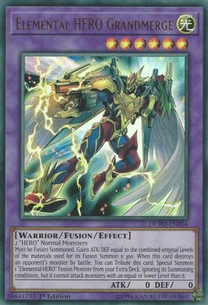 Elemental HERO Grandmerge (Ultra Rare) [DUPO-EN004] 1st Edition
