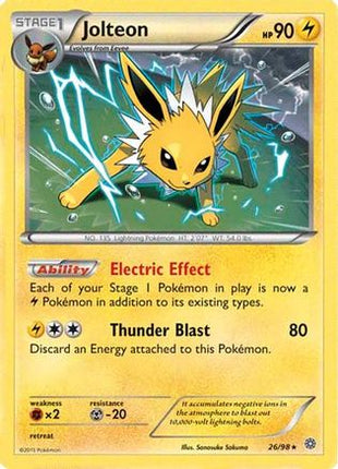 Jolteon - 26/98 (Cosmos Holo) [Miscellaneous Cards & Products] Holofoil
