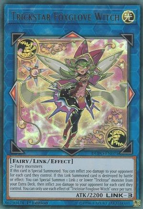 Trickstar Foxglove Witch (Ultra Rare) [DUPO-EN021] 1st Edition