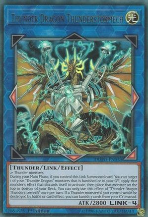 Thunder Dragon Thunderstormech (Ultra Rare) [DUPO-EN030] 1st Edition